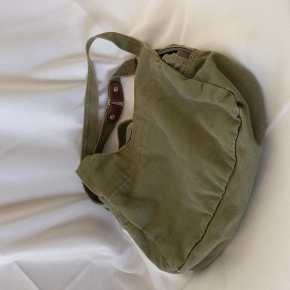COPY - Women or men's army green cloth bag - Picture 3 of 9